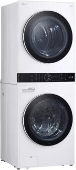 LG WKEX200HWA Compact 2 in 1 Laundry and Dryer Combo 27 Inch Washing m... - Image 4