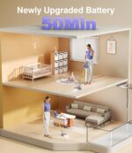 Cordless Vacuum Cleaner, 450W 40Kpa Highly effective Stick Vacuum, As much as 50Min... - Image 4