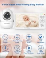 HelloBaby Child Monitor with 6" World First IPS Display 30-Hrs Battery, ... - Image 3