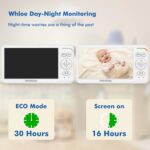 HelloBaby Child Monitor with 6" World First IPS Display 30-Hrs Battery, ... - Image 5