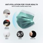 Disposable Face Masks 4-Ply for Grownup, Mushy Face Masks, Breathable Protected... - Image 6