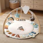 Blissful Diary Child Play Health club & Exercise Mat, 5 Developmental Zones Woo... - Image 3