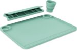 Silicone Portray Mat With Cup and Palette Removable, 17"X13" Thick C... - Image 6