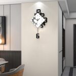 Ornamental Wall Clock for Residing Room Decor Giant Trendy Wall Clocks w... - Image 4