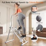 MOMODA Stair Stepper Resistance Adjustable Folding Vertical Climber Ma... - Image 4