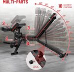 XDDIAS Exercise Bench, Adjustable Weight Bench with Leg Extension and L... - Image 3