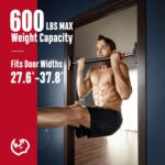 FitBeast Pull Up Bar for Doorway, Power Coaching Pullup Bar with No... - Image 3
