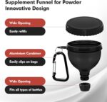 2Pack Moveable Protein Powder Journey Container to Go, Protein Powder F... - Image 3