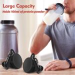 2Pack Moveable Protein Powder Journey Container to Go, Protein Powder F... - Image 4