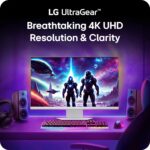 LG 32G810SA-W 32-inch Ultragear 4K UHD (3840 x 2160) IPS Gaming Monito... - Image 3