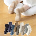 Toddler Grip Socks Non Slip Crew Cute Seamless Cotton Socks for Child B... - Image 7