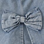 child Younger Woman Garments Outfits Cute Candy Bowknot Print T-Shirt + Bowk... - Image 5