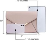 KKXIU Girls Elegant Fake Leather-based Night Envelope Clutch Purse Foldove... - Image 7