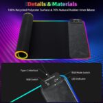 Gaming Mouse Pad, Wi-fi Charging Mouse Pad Gaming, 31.5"x11.8" Larg... - Image 4