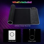 Gaming Mouse Pad, Wi-fi Charging Mouse Pad Gaming, 31.5"x11.8" Larg... - Image 8
