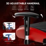 GTRACING Gaming Chair with Reclining Backrest, Adjustable Peak and S... - Image 5