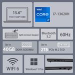 Lenovo V-Collection V15 Enterprise Laptop computer | 15.6" FHD Anti-Glare | thirteenth Gen ... - Image 3