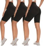 3 Pack Biker Shorts for Girls – 8"/5"/3" Excessive Waisted Tummy Management Wo... - Image 2