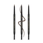 3 Pcs Waterproof Eyebrow Pencil Darkish Brown, Premium Eye Forehead Pencil Br... - Image 2