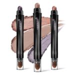 3Pcs Eyeshadow Stick Set, Matte And Shimmer Creamy Eyeshadow Pencil,Ey... - Image 2
