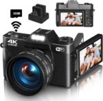 4K Digital Digicam for Images & Vlogging, 56MP YouTube Digicam with... - Image 2