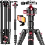 80“ DSLR-Digicam-Tripod, Pictures 360 Ball Head Skilled Aluminu... - Image 2