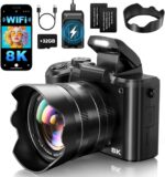 8K Digital Cameras for Images - Autofocus 88MP WiFi Career Ca... - Image 2