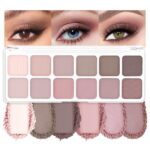 AMY'S DIARY 12Color Gentle Pink Purple Eyeshadow Palette, Lengthy-Lasting,... - Image 2