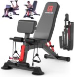 Adjustable Weight Bench,Utility Workout Bench Foldable Incline Decline... - Image 2
