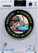 All-in-one Washer Dryer Ventless FULLY BUILTIN 0-CLEARANCE 1.62cf/15lb... - Image 2