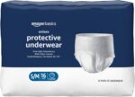 Amazon Fundamentals Unisex Protecting Underwear, In a single day Absorbency, Small... - Image 2