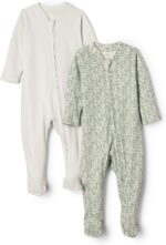 Amazon Necessities x Sofia Grainge Unisex Infants' Cotton Footed Sleep a... - Image 2