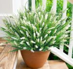 Synthetic Faux Out of doors Vegetation Flowers for Summer time Ornament,10 Bundle... - Image 2