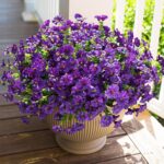 Synthetic Flowers for Outside Faux Vegetation Outdoors Ornament, 12 Bun... - Image 2
