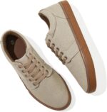 BENPAO Mens White Casual Shoes All Black Fashion Sneakers for Men Low ... - Image 2