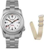 BODERRY Males's Watch Titanium Computerized Discipline Watch 40mm Army Watch... - Image 2