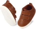 Child Toddler Gown Sneakers Boys Ladies First Strolling Non-Slip PU Leather-based S... - Image 2
