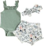 CIYCUIT New child Child Lady Summer season Garments Ruffle Sleeveless Ribbed Prime ... - Image 2