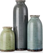 CWLWGO-Ceramic Vase Set of three, Small Vases for Fashionable Farmhouse Decorat... - Image 2