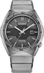 Citizen Males's Eco-Drive Sport Luxurious Armor Watch in Tremendous Titanium, Bl... - Image 2