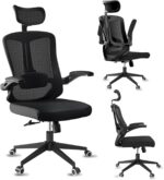 Comfortable Workplace Chair, House Ergonomic Desk Chairs, Excessive Again Gaming Mesh ... - Image 2