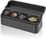Compact Coin Holder for Automotive - 4 Compartment&Mechanically Holds Cash ... - Image 2