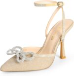 DREAM PAIRS Ladies's Excessive Heels Future Closed Toe Strappy Heels Attractive R... - Image 2