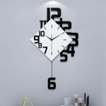 Ornamental Wall Clock for Residing Room Decor Giant Trendy Wall Clocks w... - Image 2