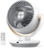 Dreo Fan for Bed room, Desk Air Circulator Followers with Distant, 11 Inch Ta... - Image 2