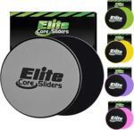 Elite Sportz Core Sliders for Working Out - Pack of 2 Compact, Dual Si... - Image 2