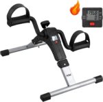 Folding Pedal Exerciser, Mini Under Desk Bike - Portable Foot Hand Cyc... - Image 2