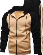 GXAMOY Males's 2 Items Tracksuits Operating Sports activities Fits Drawstring Waist... - Image 2