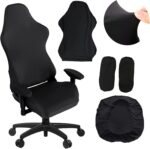 Gaming Chair Cowl, Gaming Chair seat Cowl 4pc/Set Workplace Chair Cowl... - Image 2