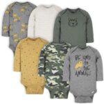 Gerber Baby Boys' 6-Pack Long-Sleeve Onesies Bodysuit - Image 2